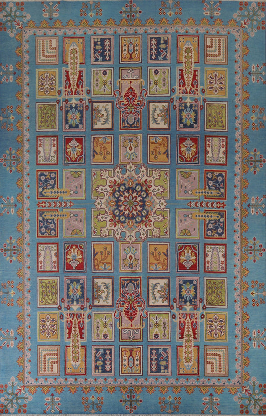 Light Blue Kazak Oriental Area Rug 8x12