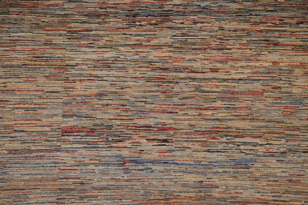 Striped Gabbeh Kashkoli Modern Area Rug 7x10