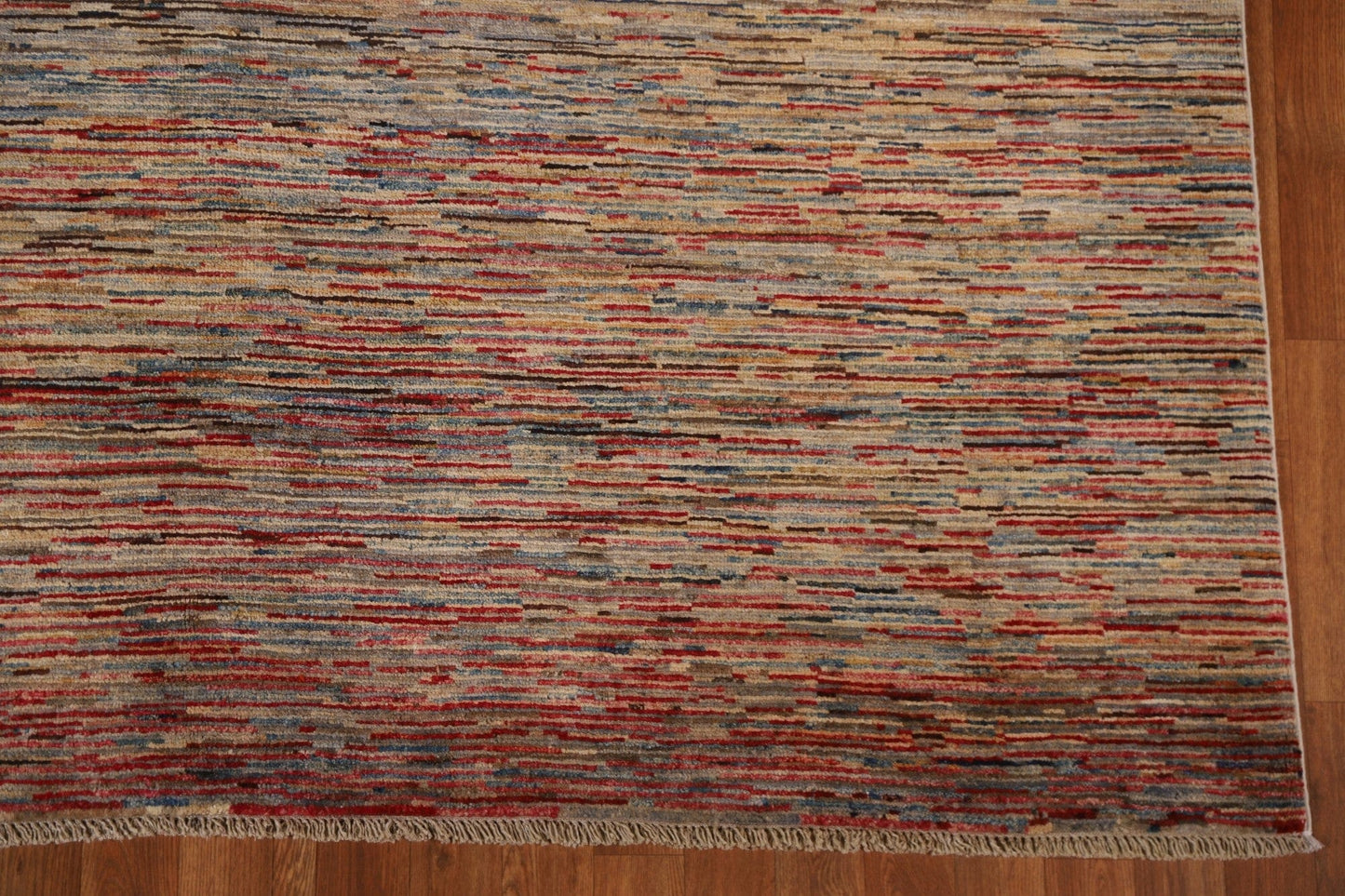 Striped Gabbeh Kashkoli Modern Area Rug 7x10