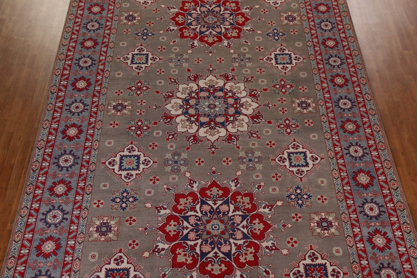 Geometric Kazak Oriental Large Rug 10x17