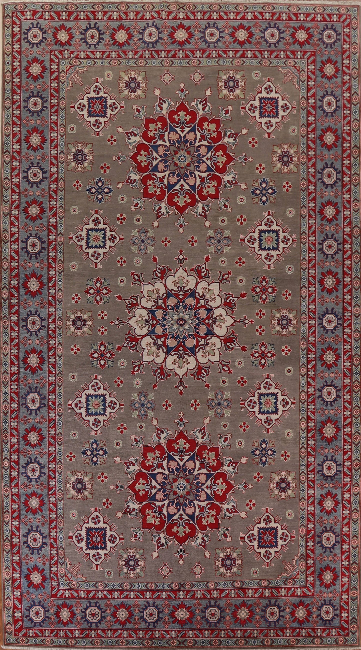 Geometric Kazak Oriental Large Rug 10x17