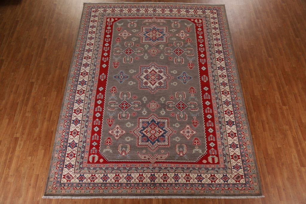 Geometric Kazak Oriental Area Rug 10x13