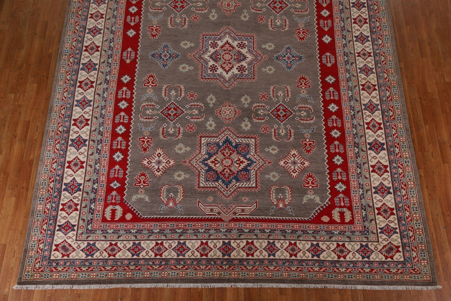 Geometric Kazak Oriental Area Rug 10x13