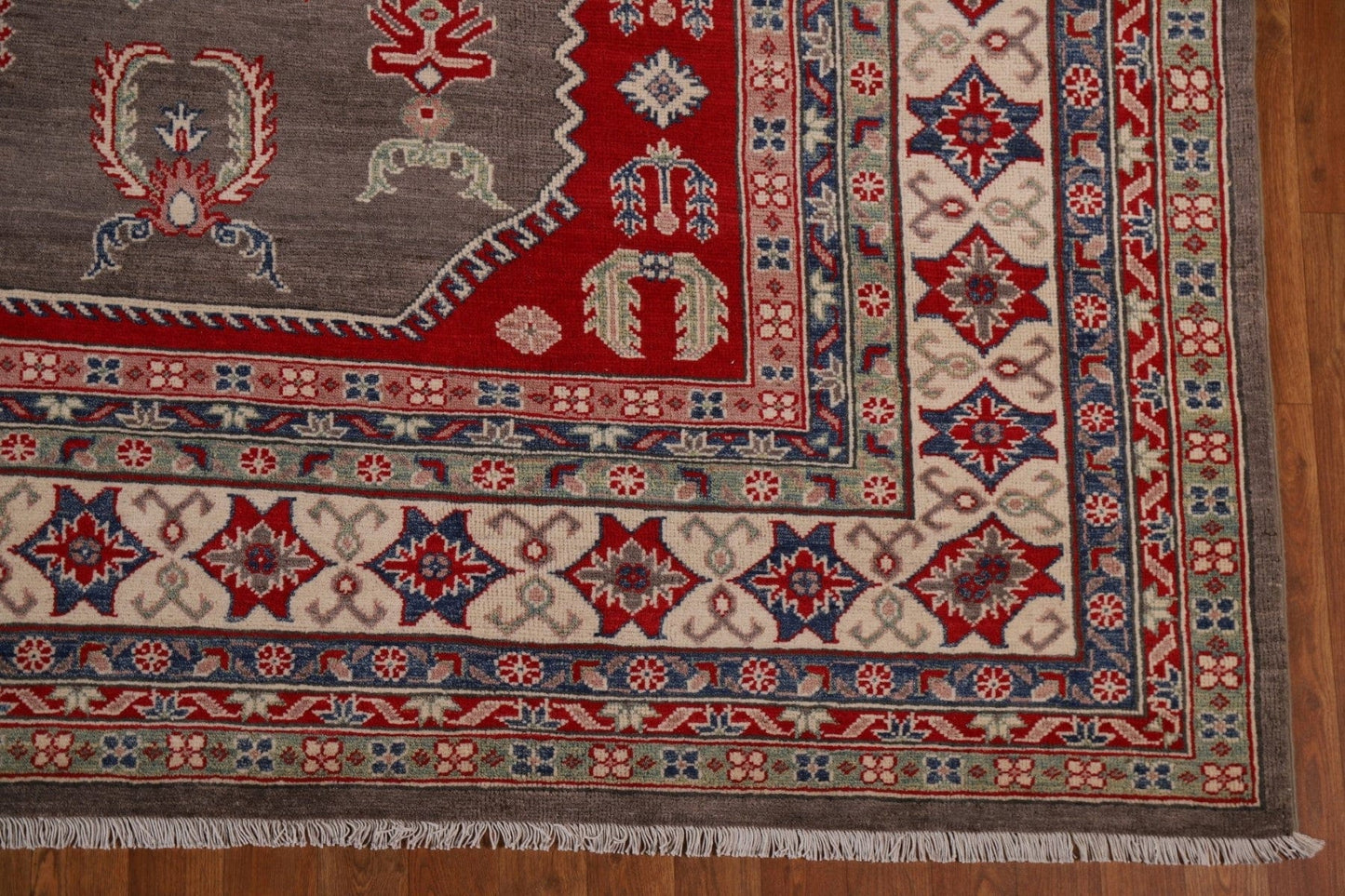 Geometric Kazak Oriental Area Rug 10x13