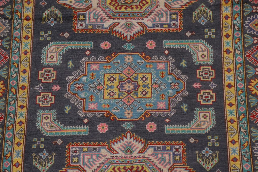 Geometric Kazak Oriental Area Rug 6x8