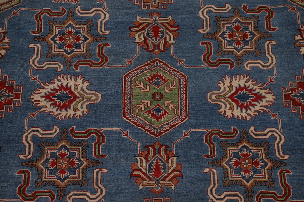 Geometric Kazak Oriental Area Rug 9x12