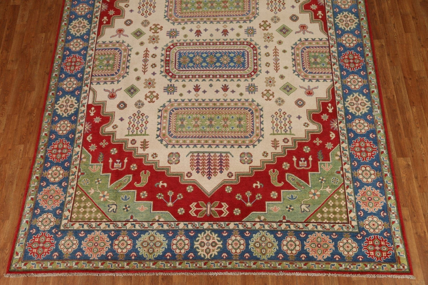 Geometric Kazak Handmade Area Rug 8x10