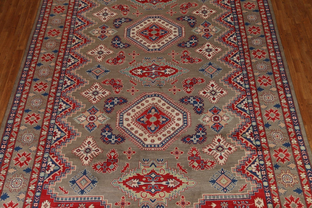 Geometric Kazak Oriental Area Rug 10x13