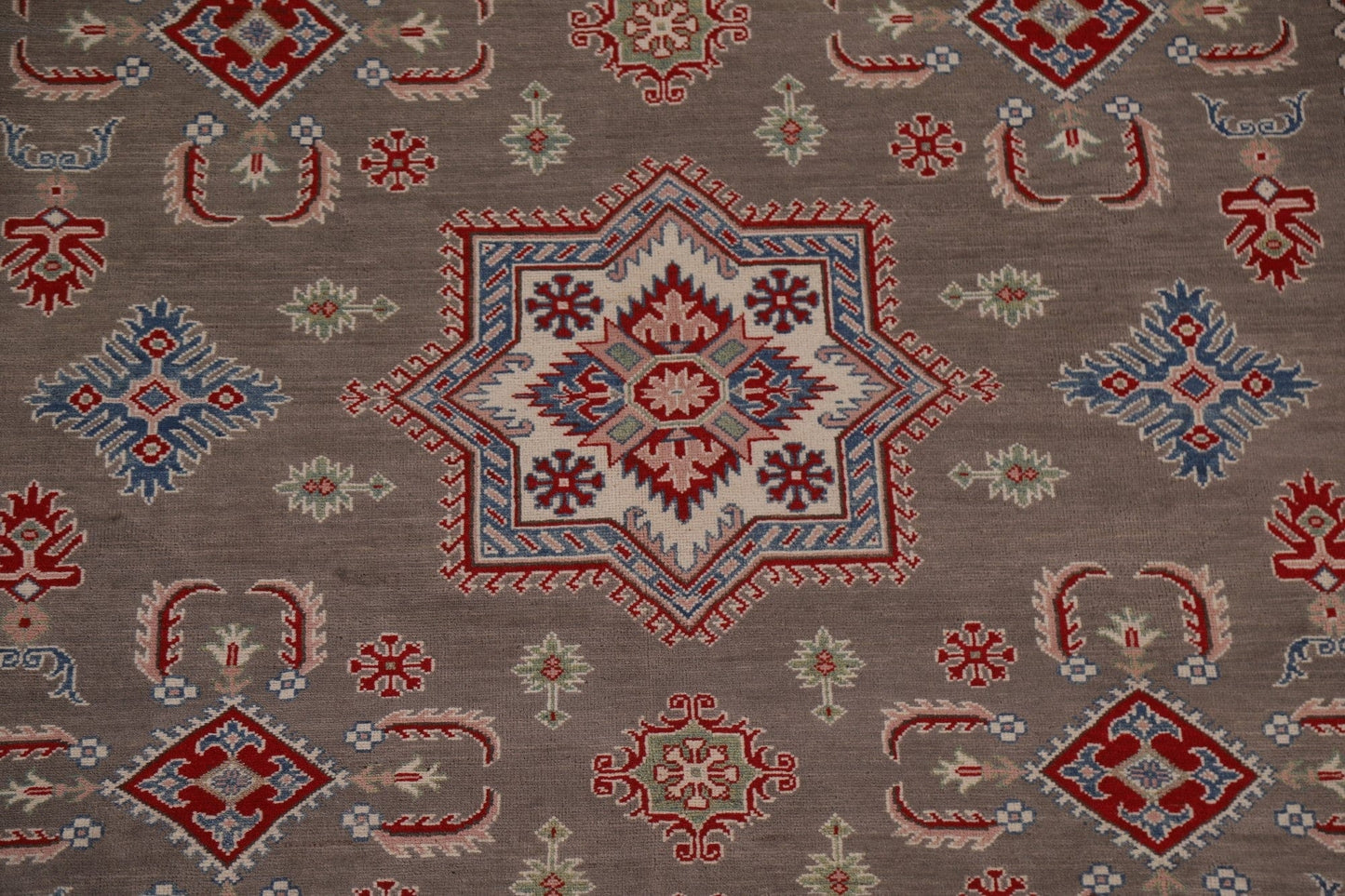 Geometric Kazak Oriental Area Rug 10x13