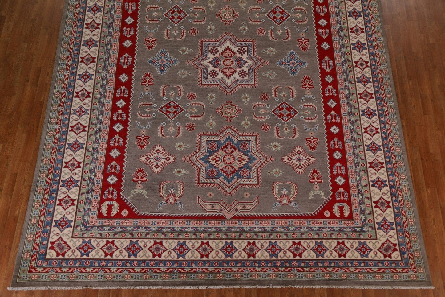 Geometric Kazak Oriental Area Rug 10x13