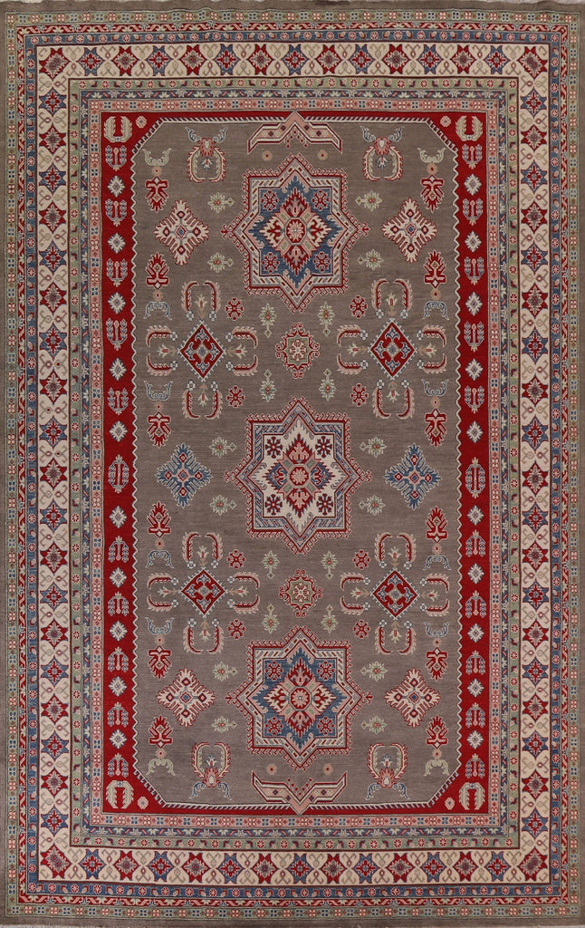 Geometric Kazak Oriental Area Rug 10x13