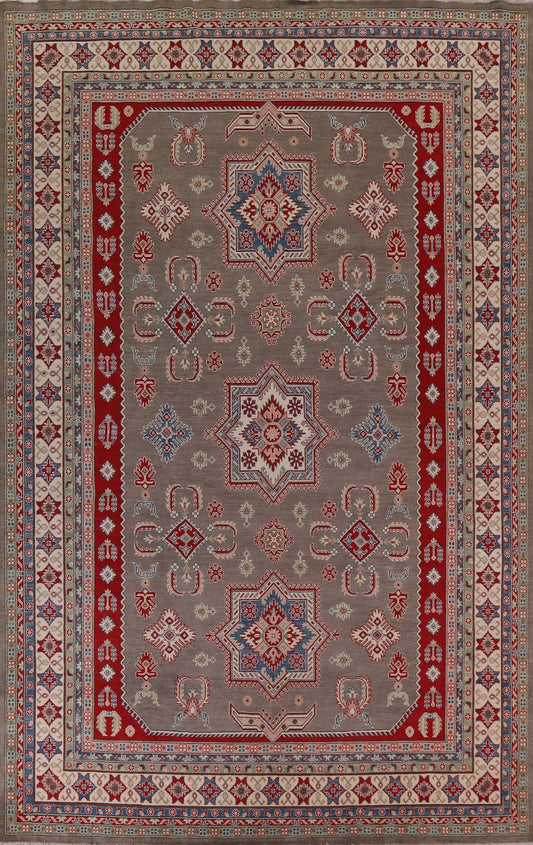 Geometric Kazak Oriental Area Rug 10x13