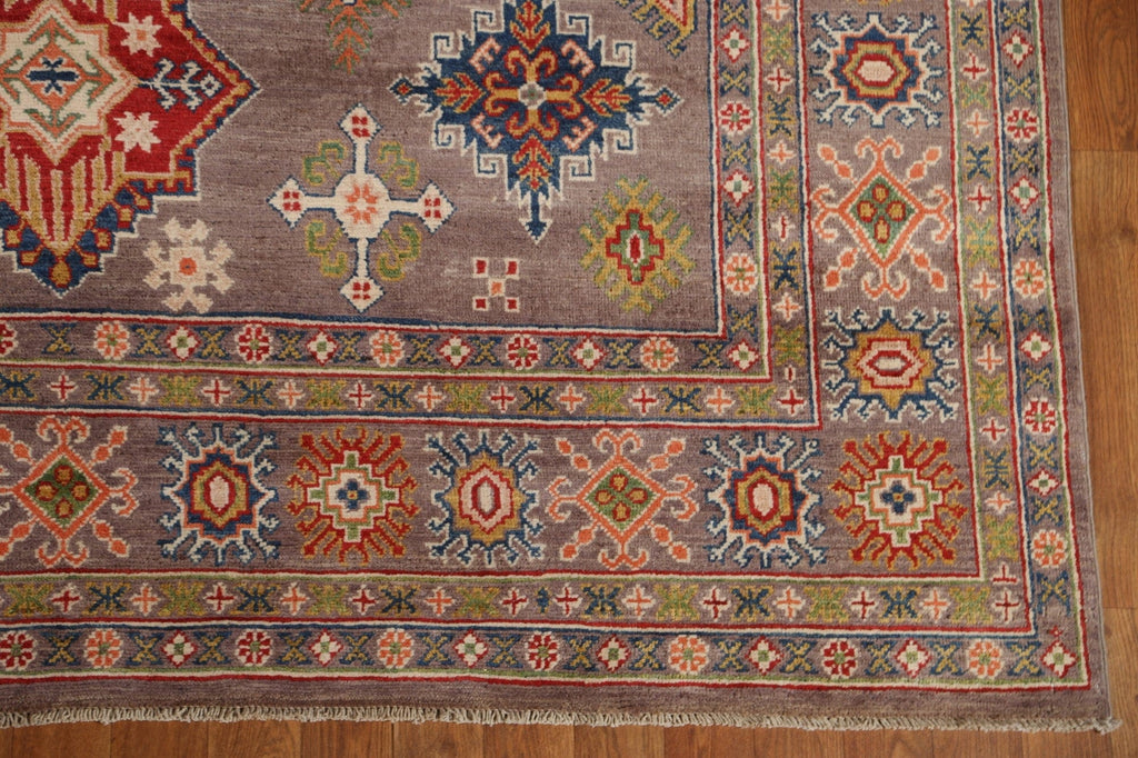 Geometric Kazak Handmade Area Rug 7x10