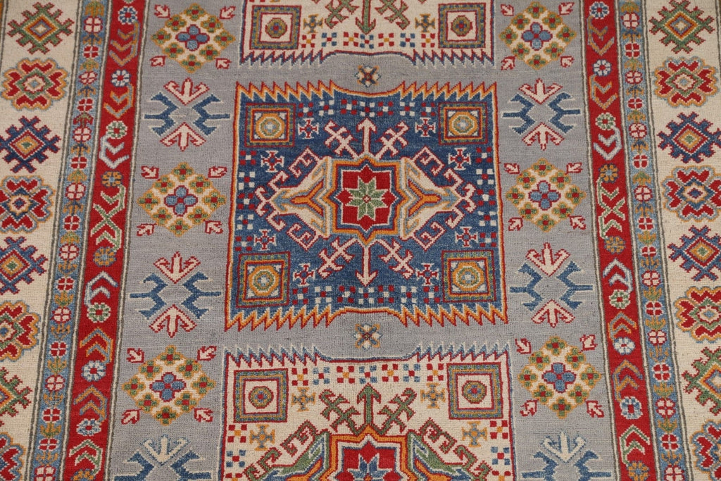 Geometric Kazak Oriental Area Rug 6x8