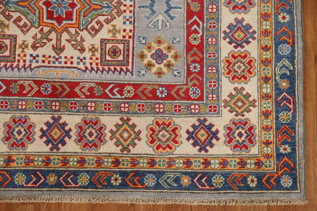 Geometric Kazak Oriental Area Rug 6x8