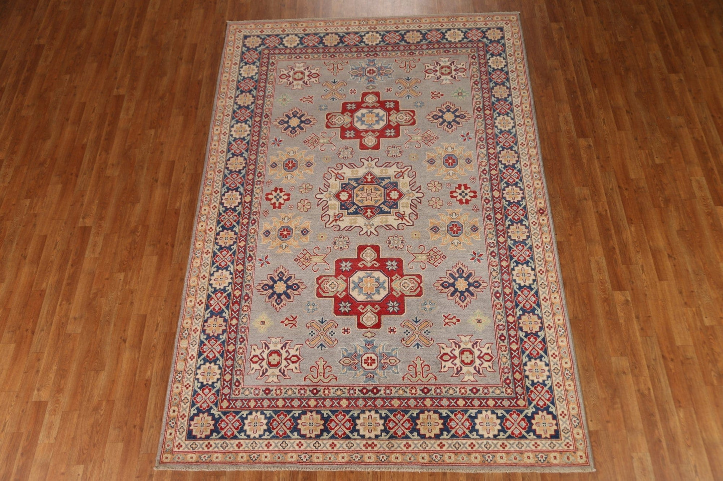 Geometric Kazak Area Rug 7x10