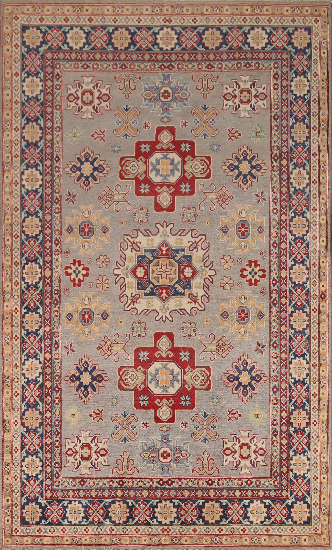 Geometric Kazak Area Rug 7x10