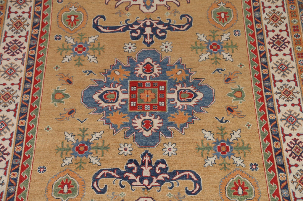 Geometric Kazak Oriental Area Rug 7x10