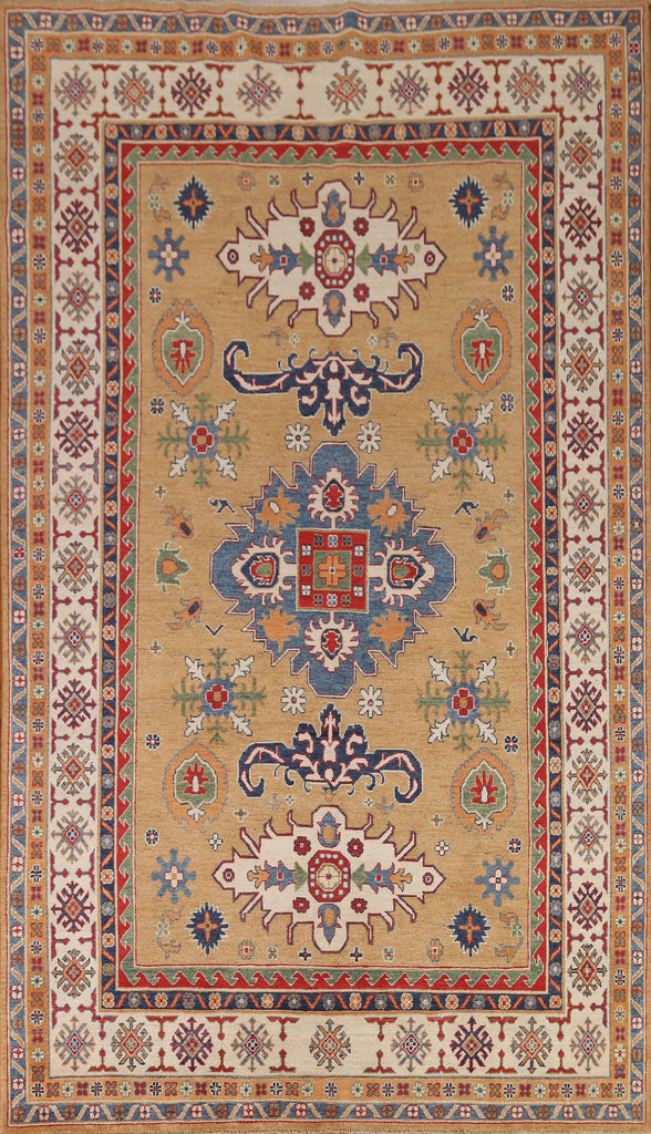 Geometric Kazak Oriental Area Rug 7x10