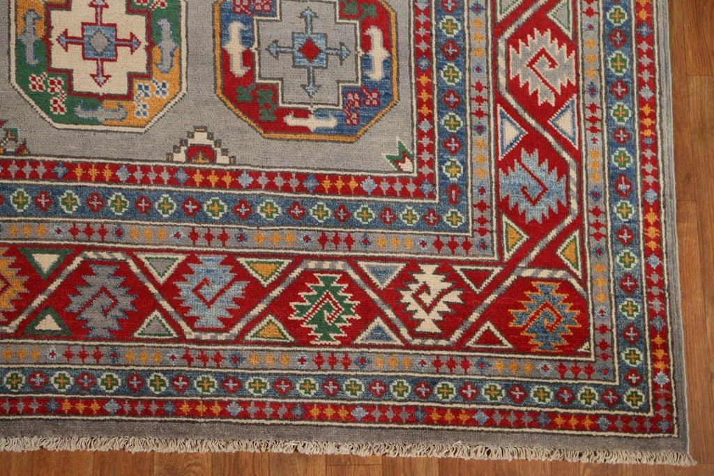 Geometric Kazak Handmade Area Rug 7x10