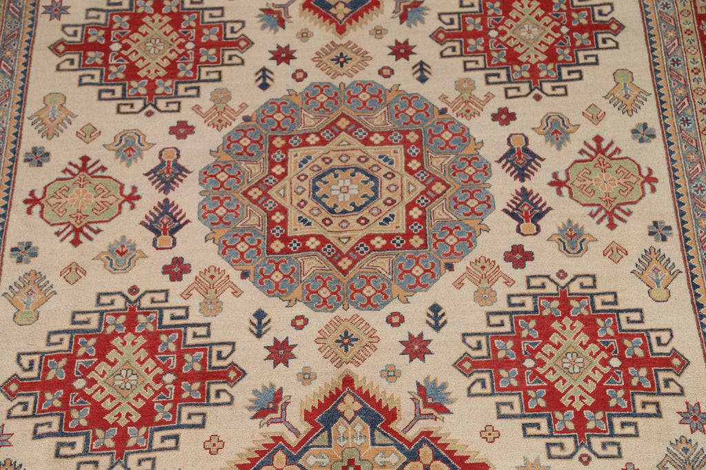 Geometric Kazak Oriental Area Rug 9x12