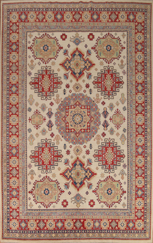 Geometric Kazak Oriental Area Rug 9x12