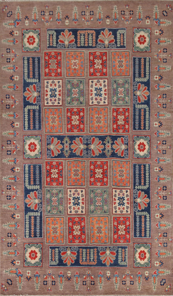 Garden Design Kazak Oriental Area Rug 6x9