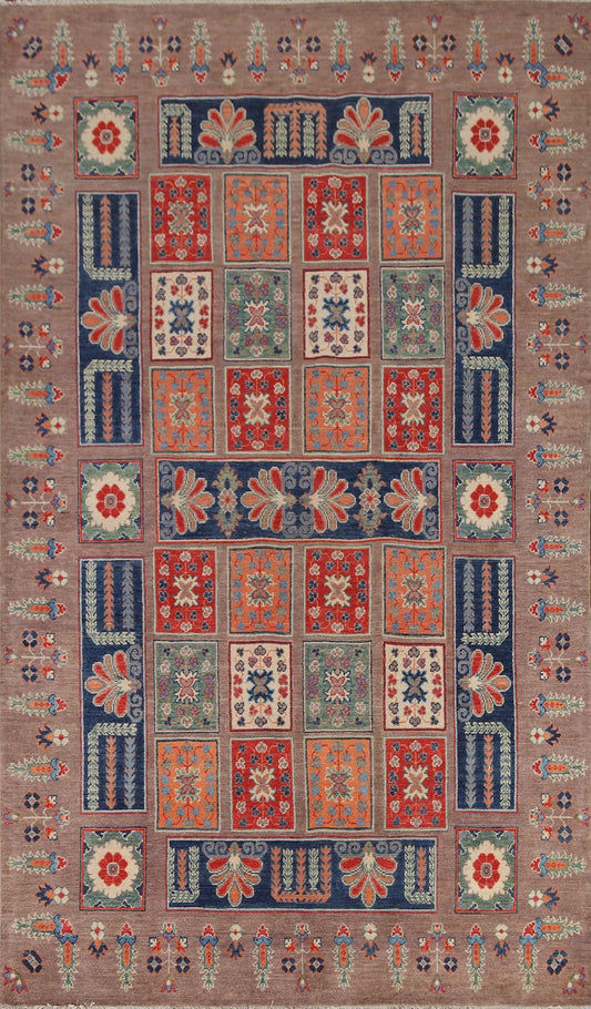 Garden Design Kazak Oriental Area Rug 6x9