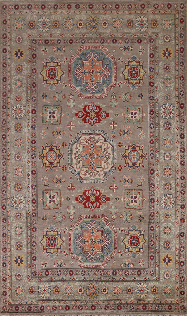 Geometric Kazak Oriental Area Rug 7x10