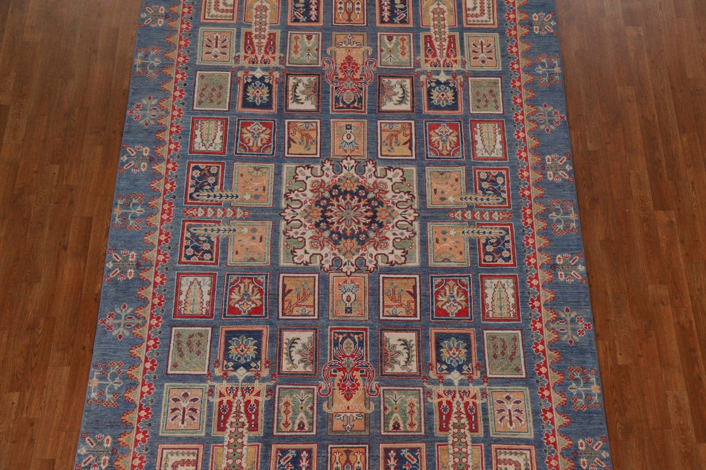 Garden Design Kazak Handmade Area Rug 7x10