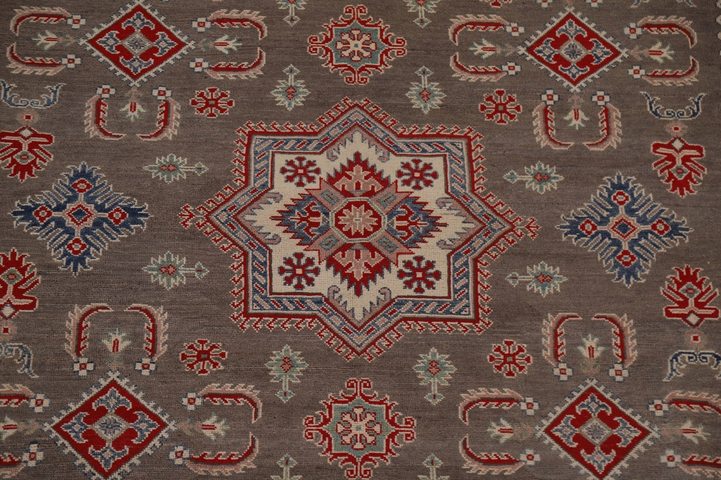 Geometric Kazak Oriental Area Rug 10x13