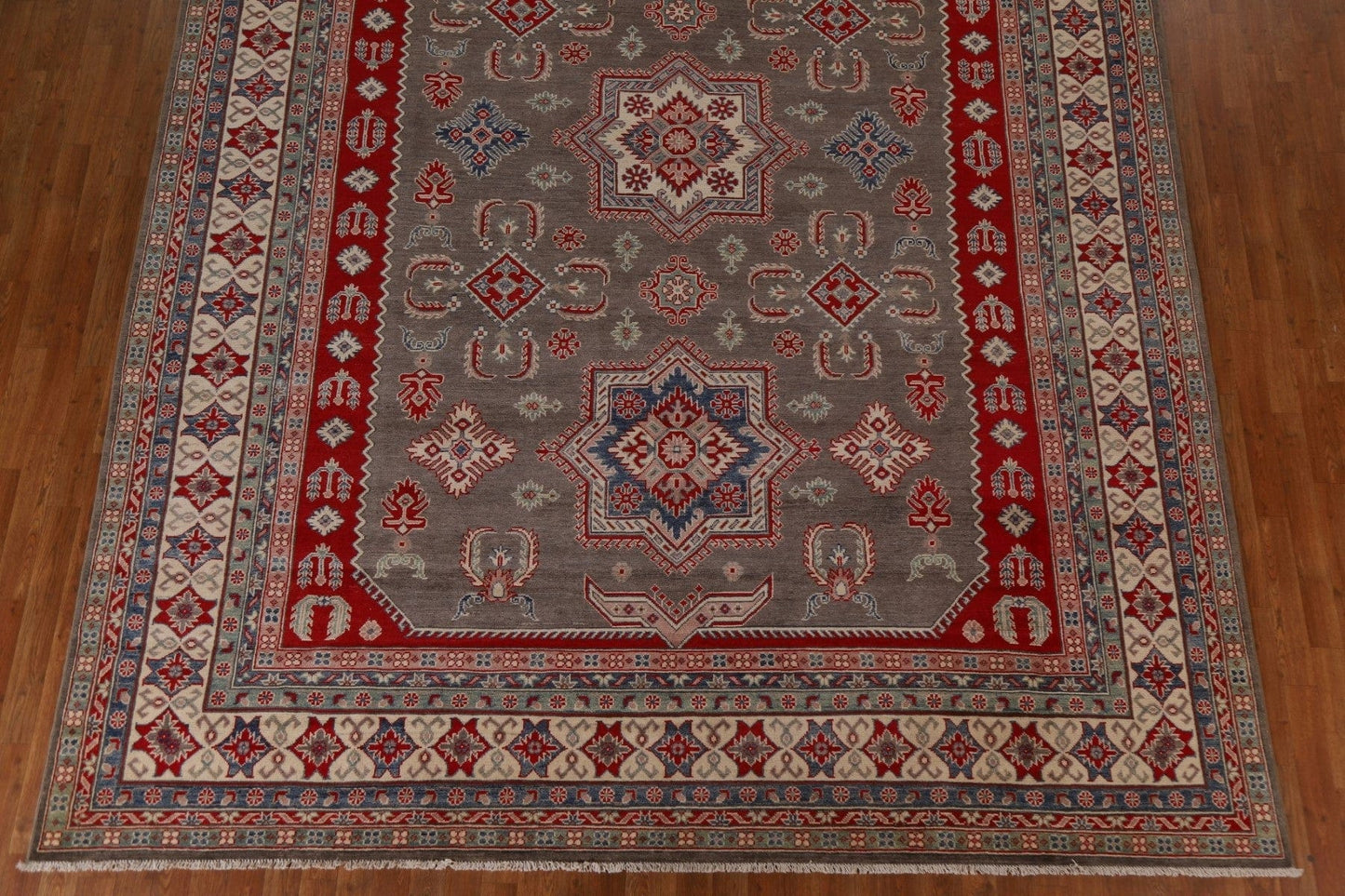 Geometric Kazak Oriental Area Rug 10x13