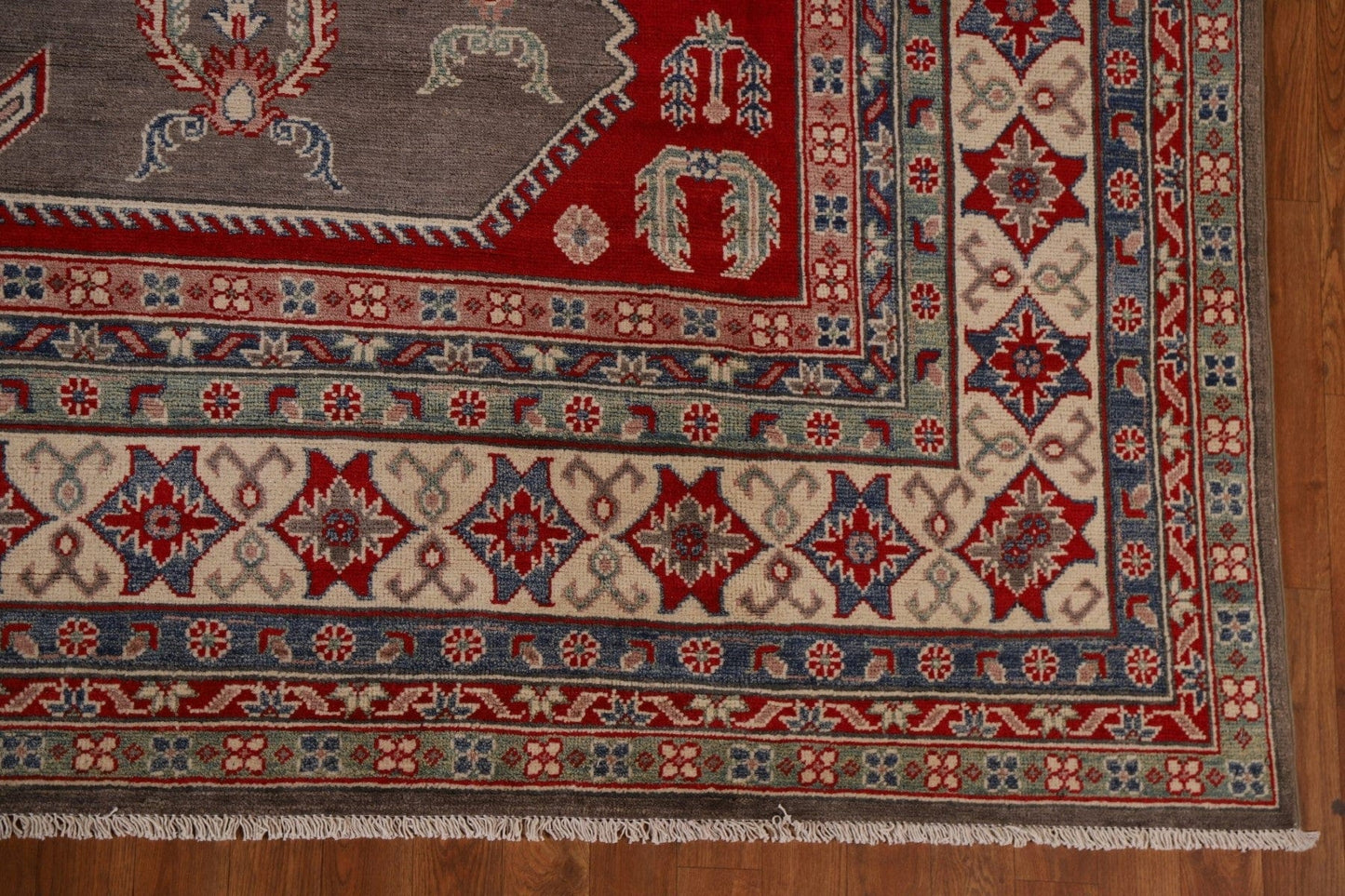 Geometric Kazak Oriental Area Rug 10x13