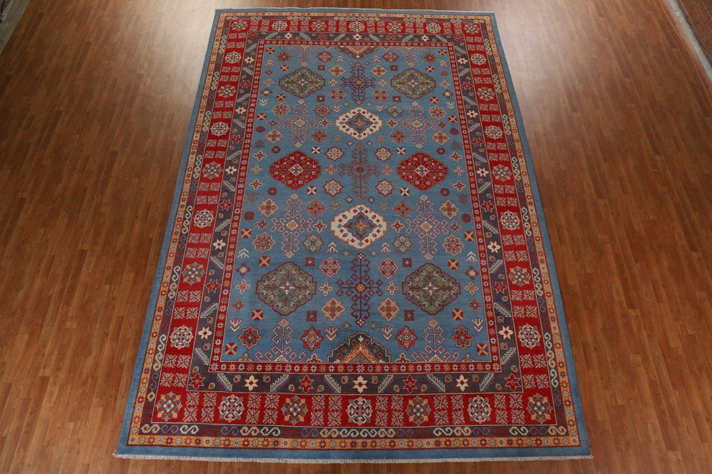 Geometric Kazak Oriental Large Rug 10x15