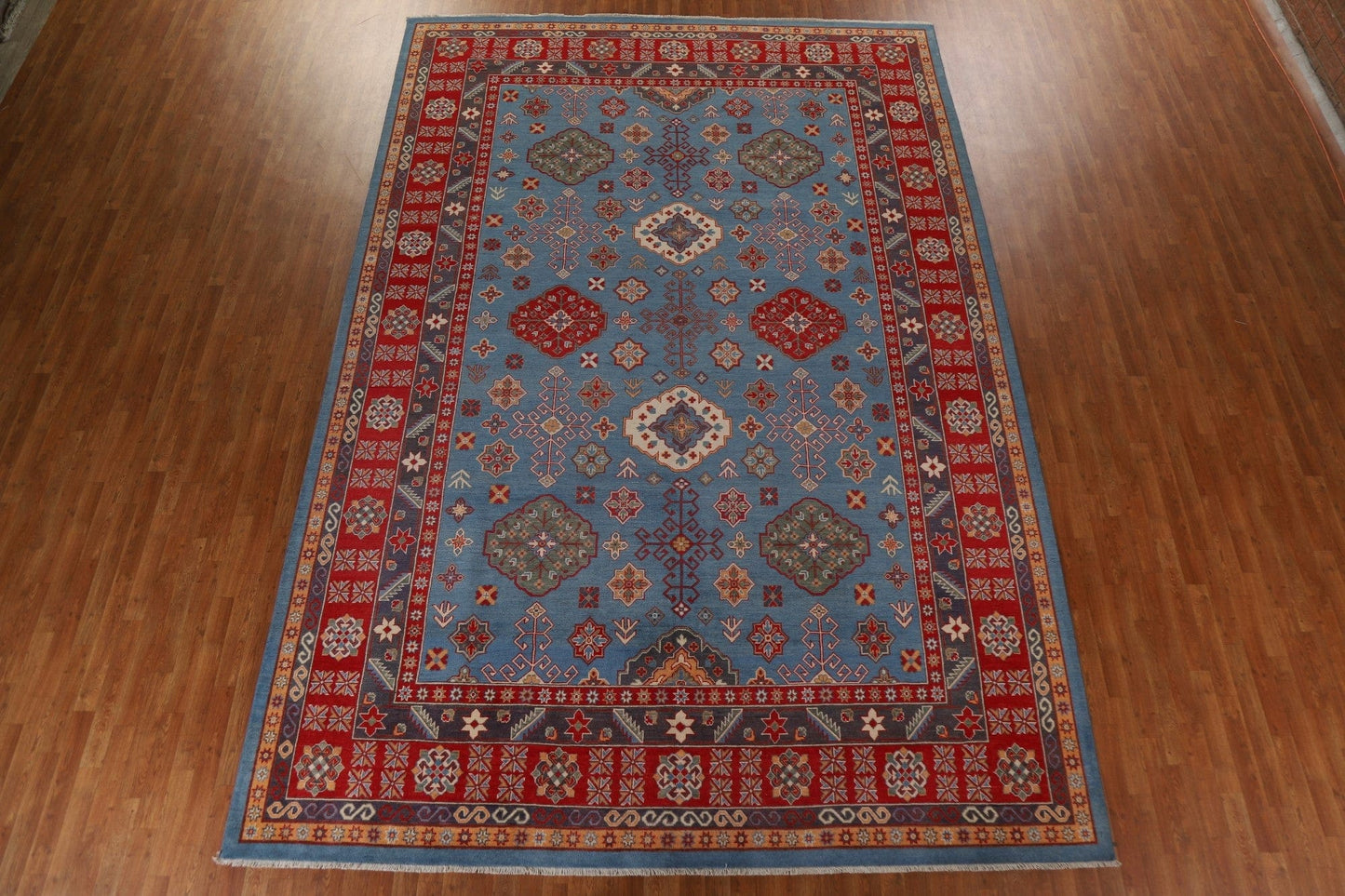 Geometric Kazak Oriental Large Rug 10x15