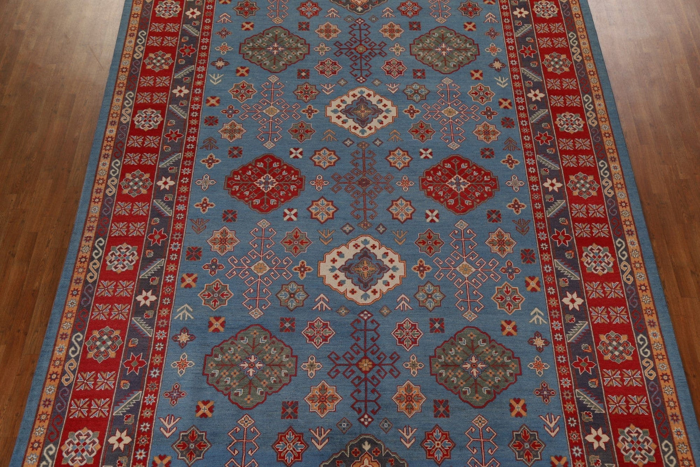 Geometric Kazak Oriental Large Rug 10x15