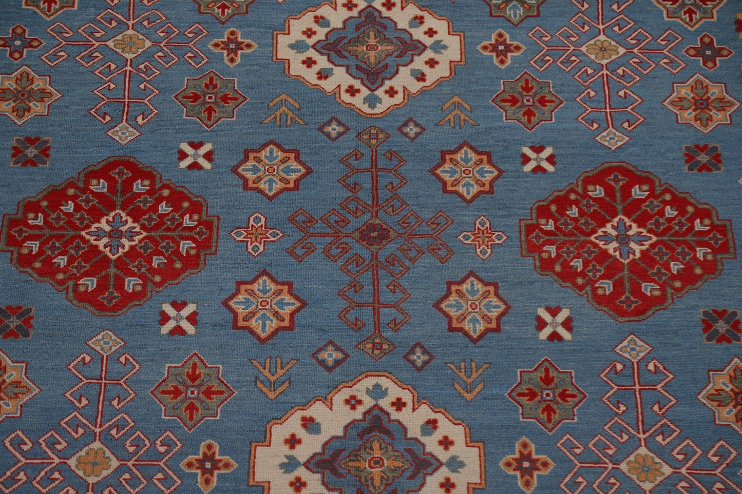 Geometric Kazak Oriental Large Rug 10x15