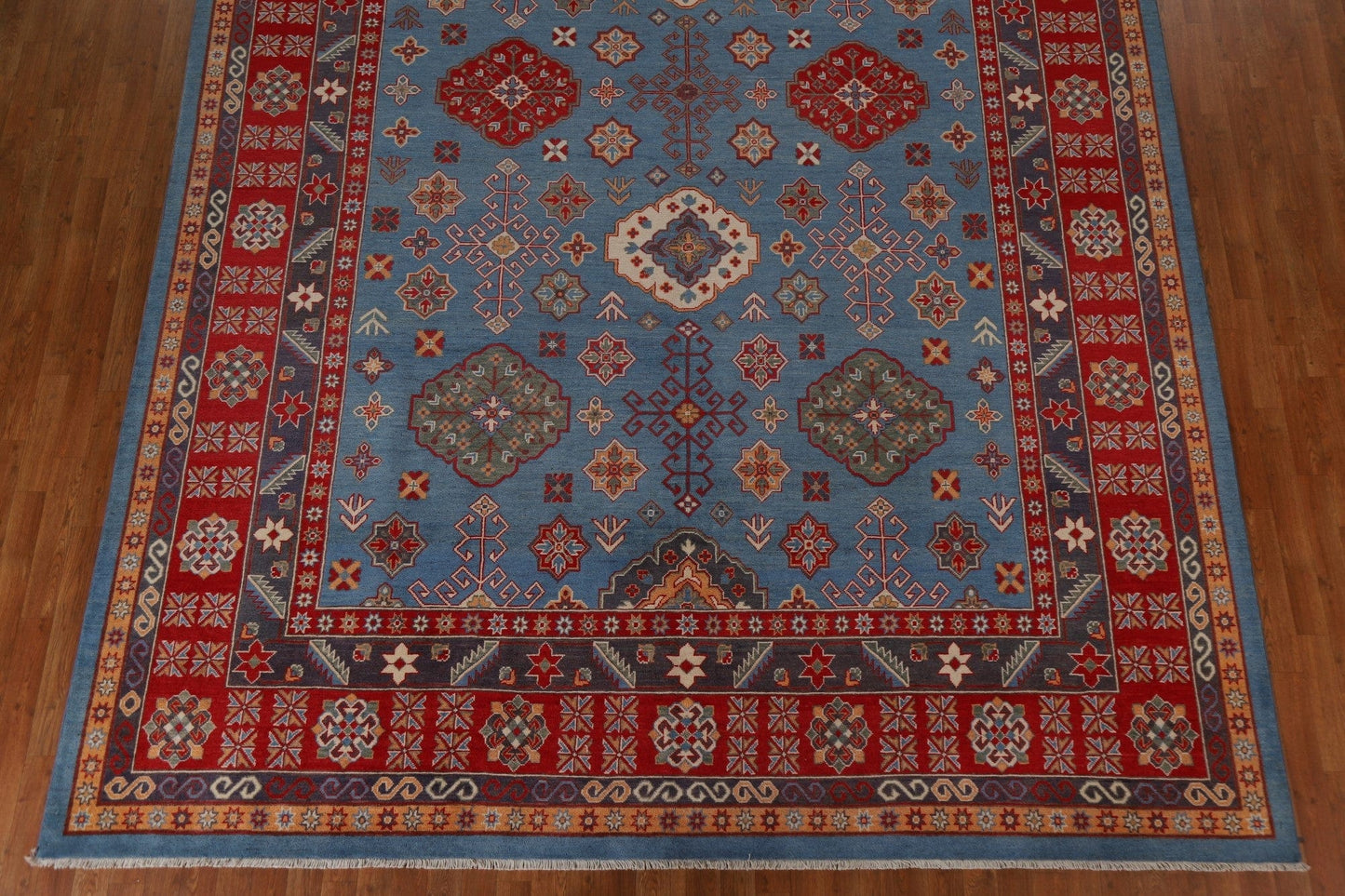 Geometric Kazak Oriental Large Rug 10x15