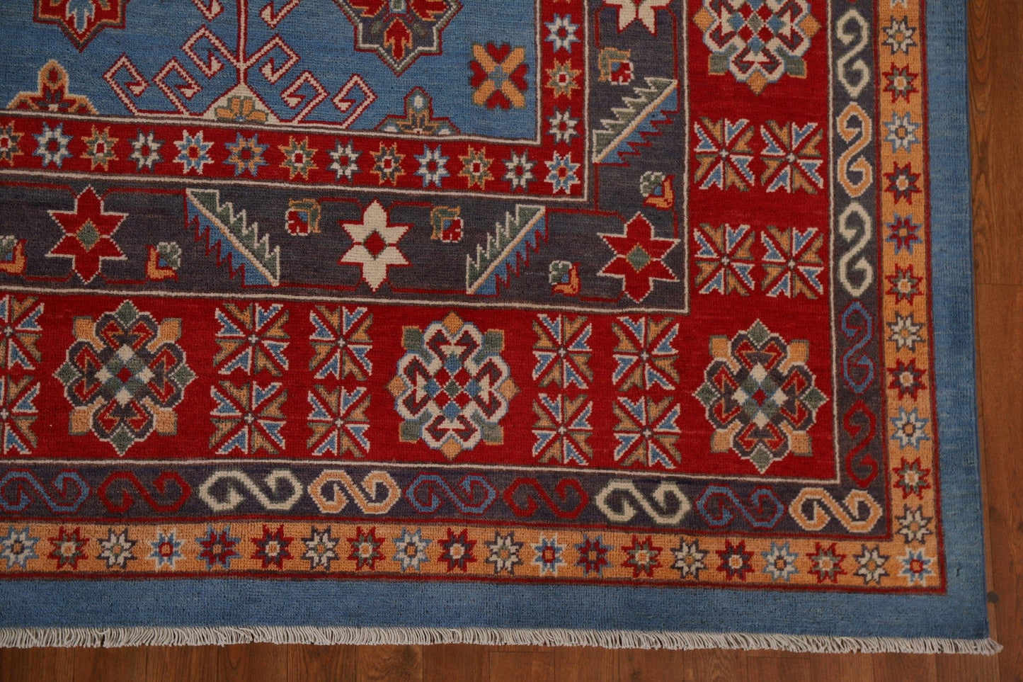 Geometric Kazak Oriental Large Rug 10x15