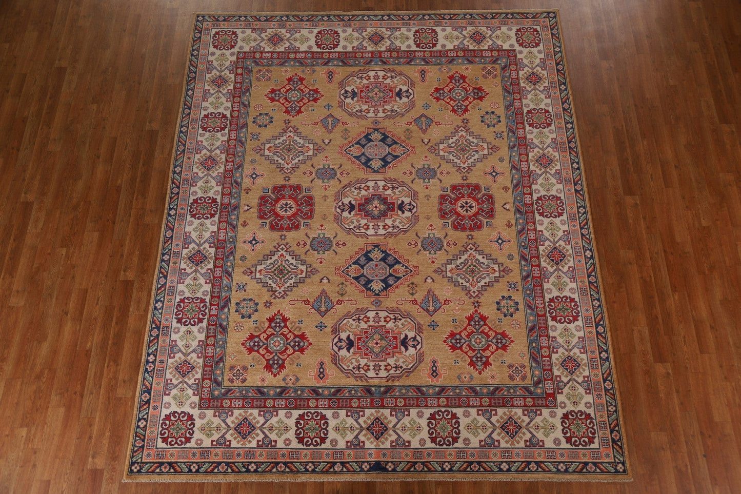 Geometric Kazak Oriental Area Rug 8x10