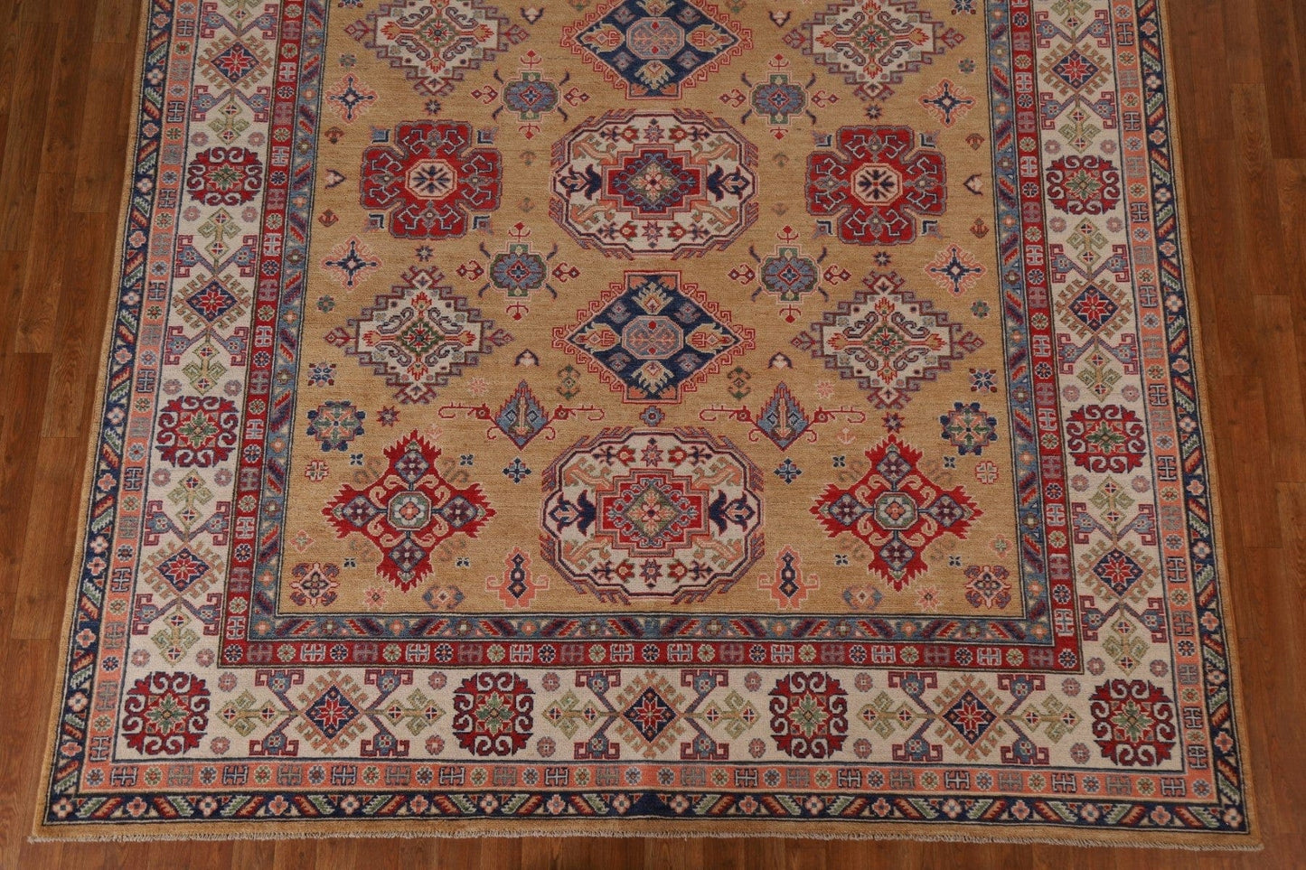 Geometric Kazak Oriental Area Rug 8x10