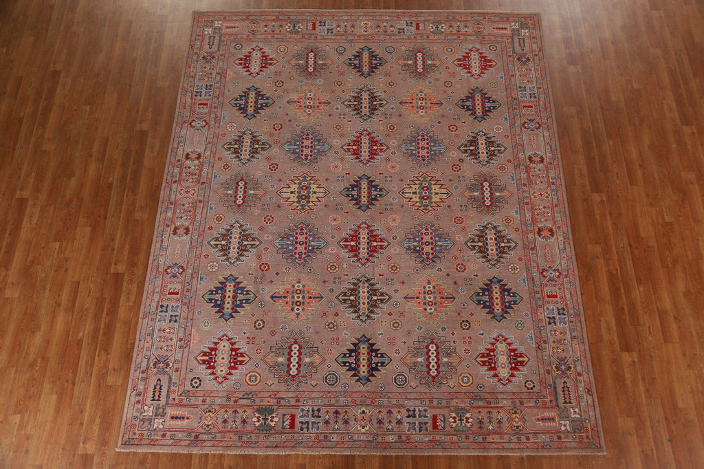 Geometric Kazak Oriental Area Rug 8x10