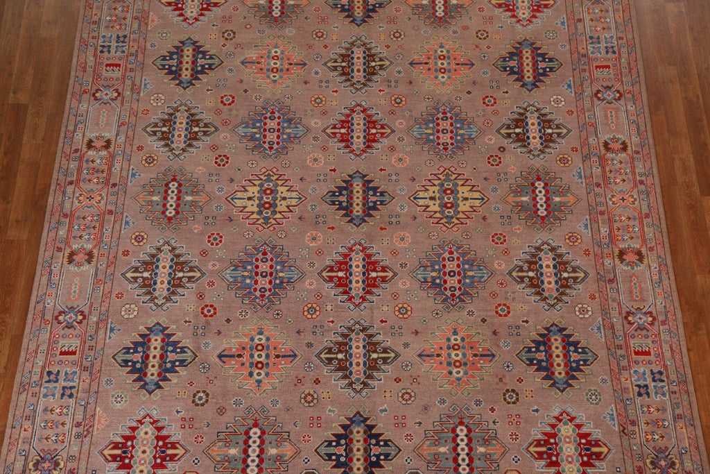 Geometric Kazak Oriental Area Rug 8x10