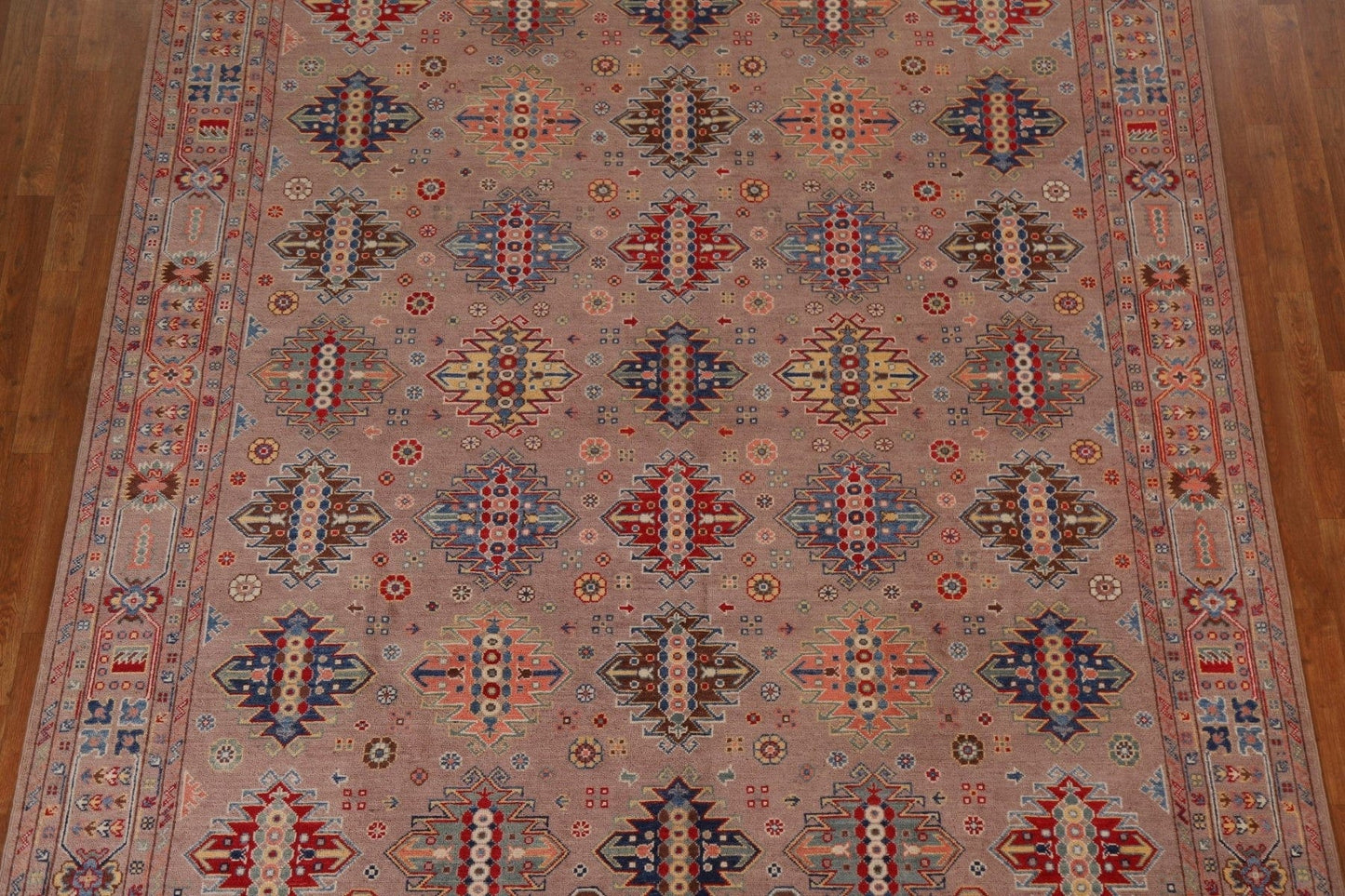 Geometric Kazak Oriental Area Rug 8x10