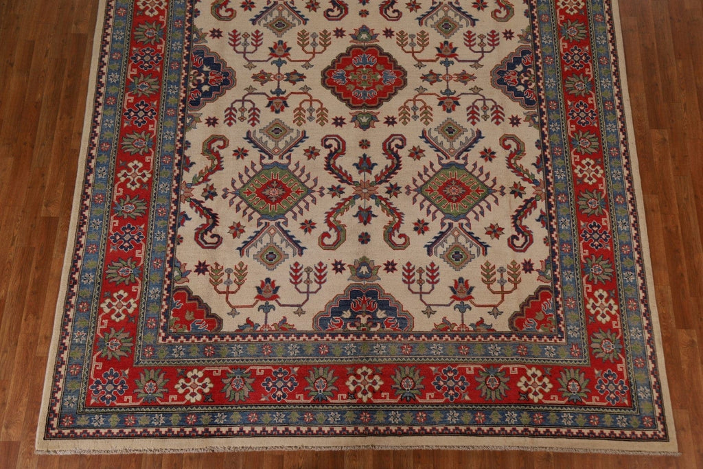 Geometric Kazak Oriental Area Rug 9x12