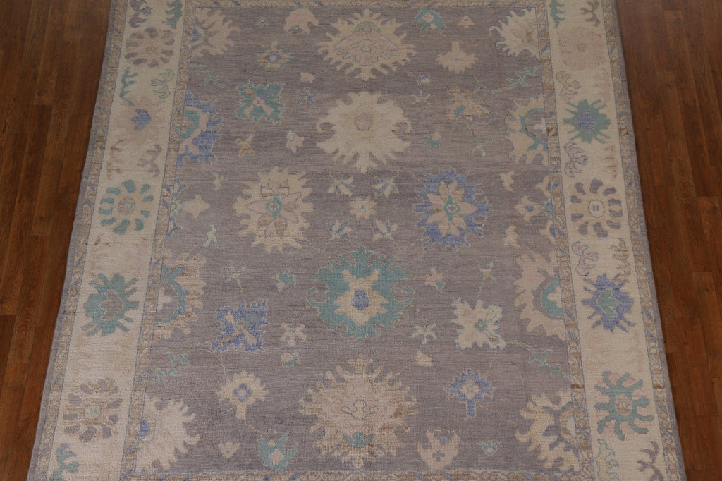 Handmade Oushak Turkish Wool Area Rug 8x10