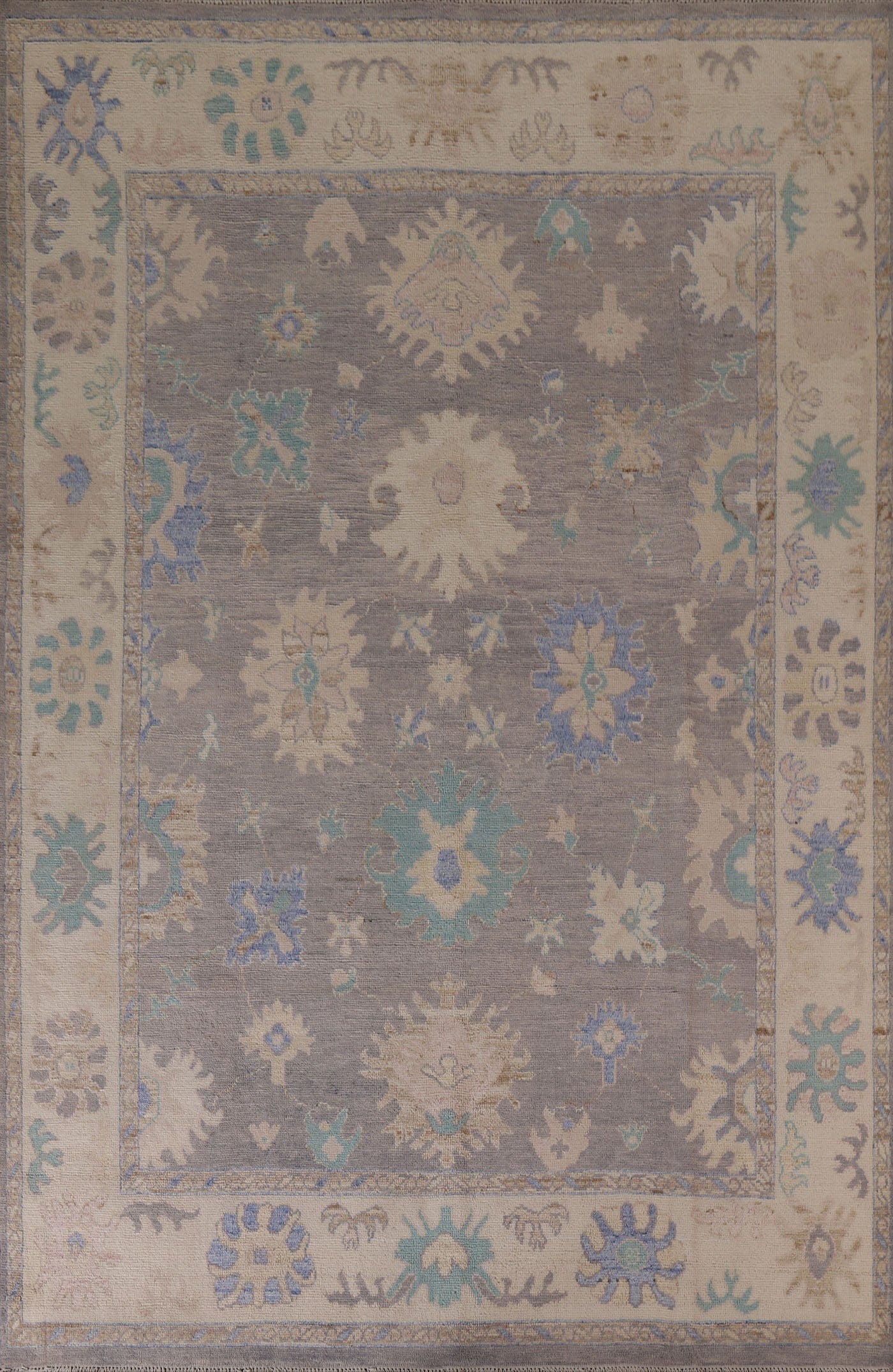 Handmade Oushak Turkish Wool Area Rug 8x10