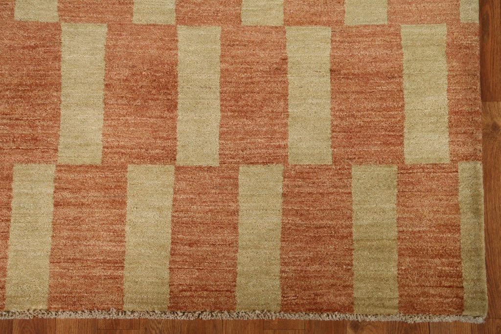 Contemproary Gabbeh Kashkoli Wool Area Rug 4x6