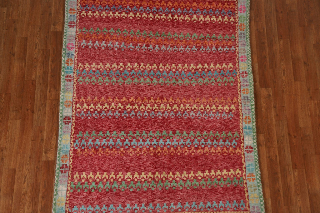 Geometric Gabbeh Kashkoli Area Rug 5x6