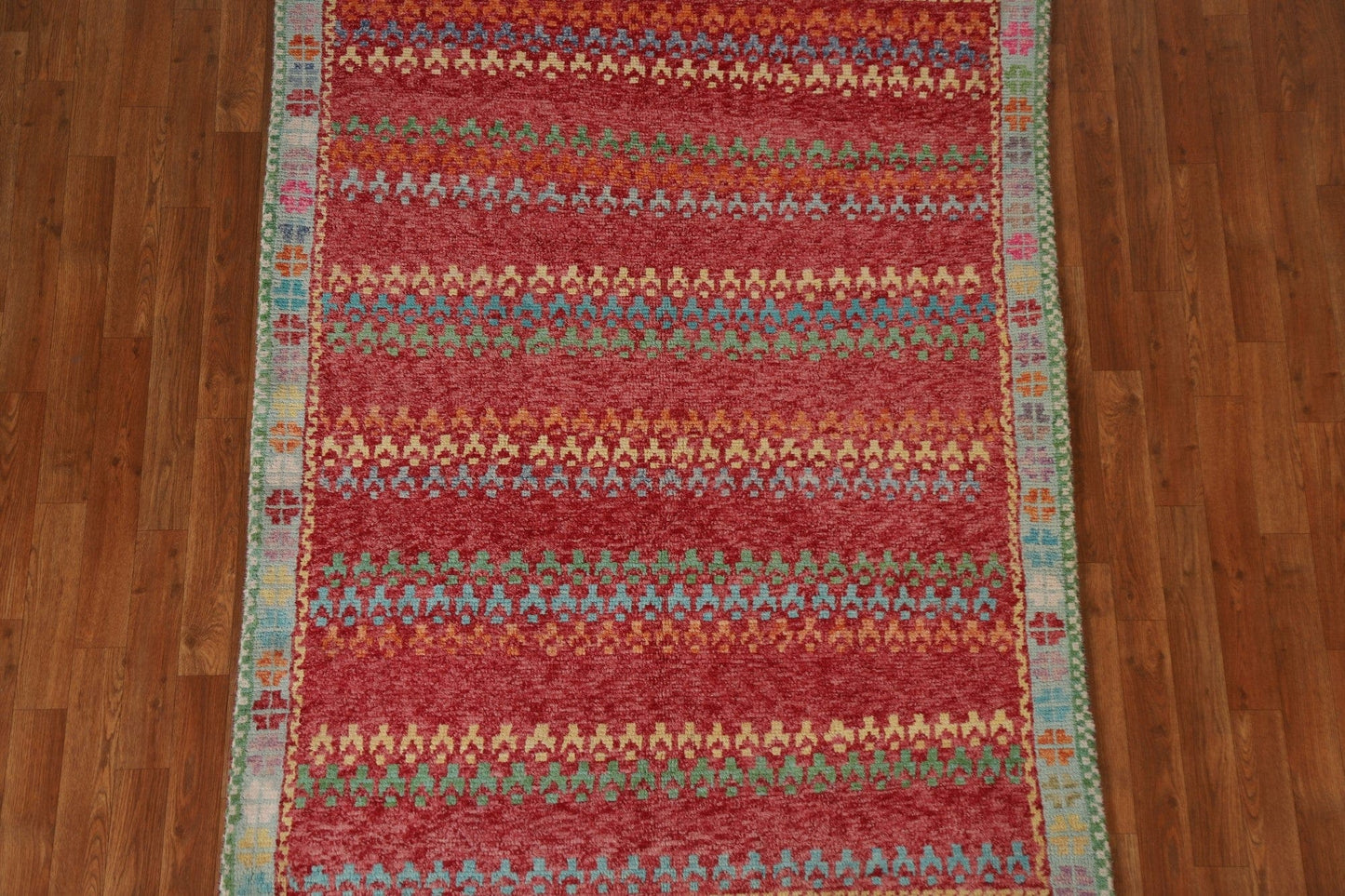 Geometric Gabbeh Kashkoli Area Rug 5x6